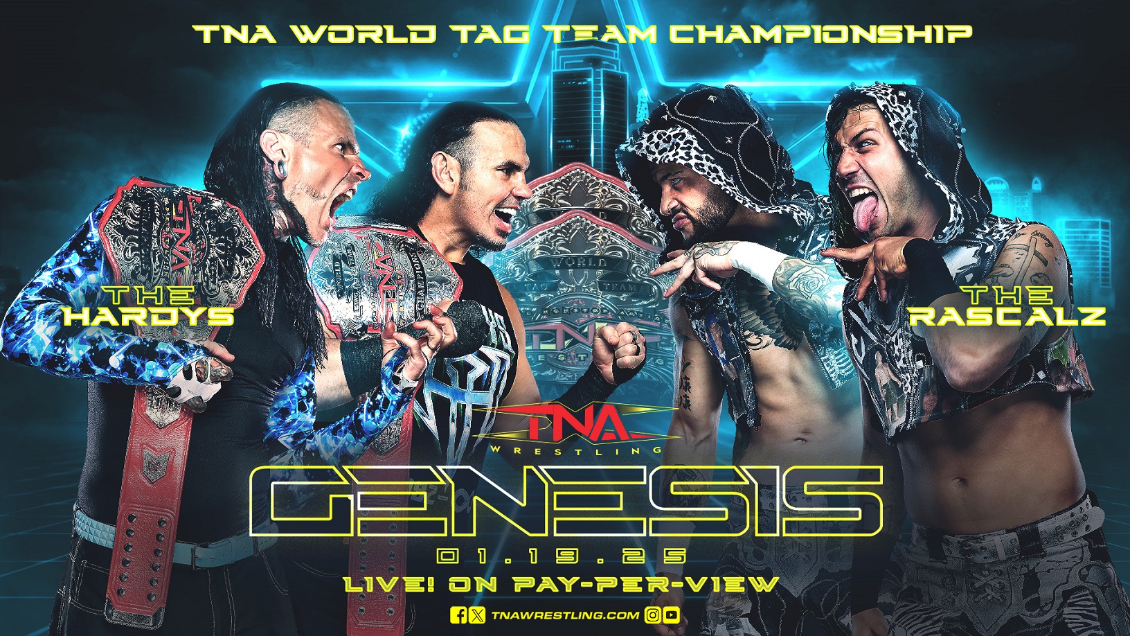 Two title matches added to TNA Genesis