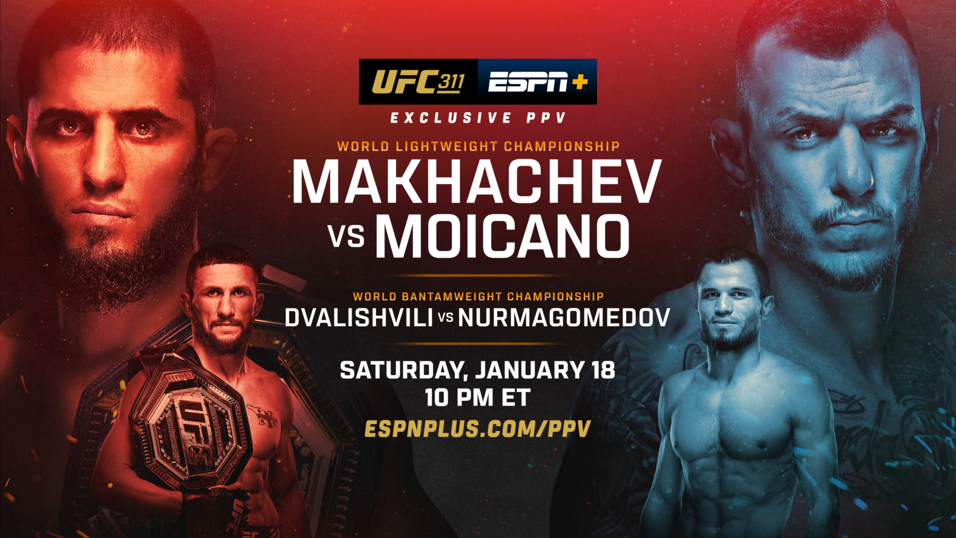 UFC 311 live results: Two title fights from Los Angeles