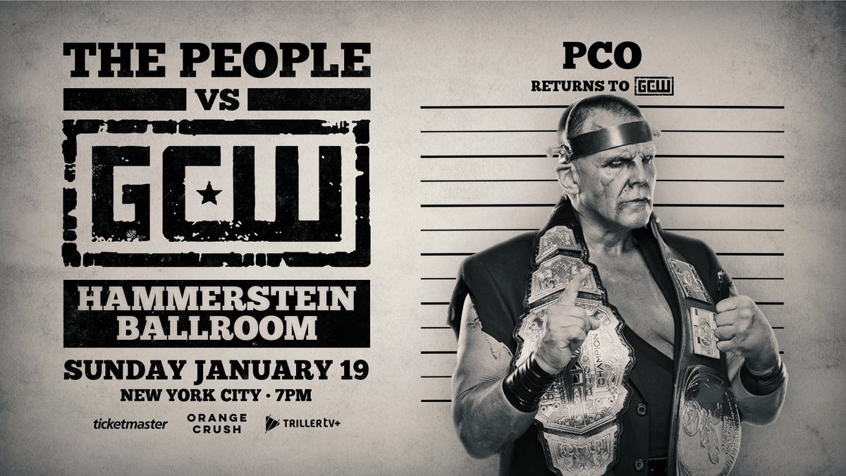 PCO returning to GCW for Hammerstein Ballroom show
