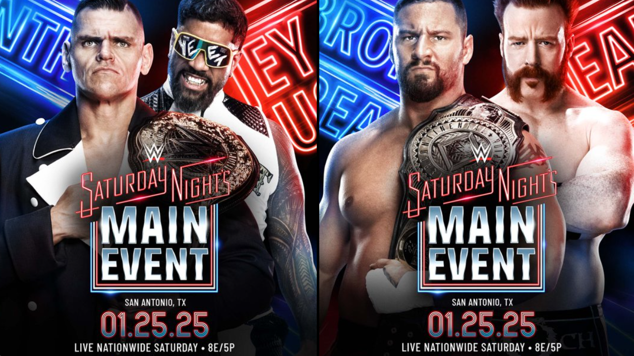 Two title matches set for WWE Saturday Night’s Main Event