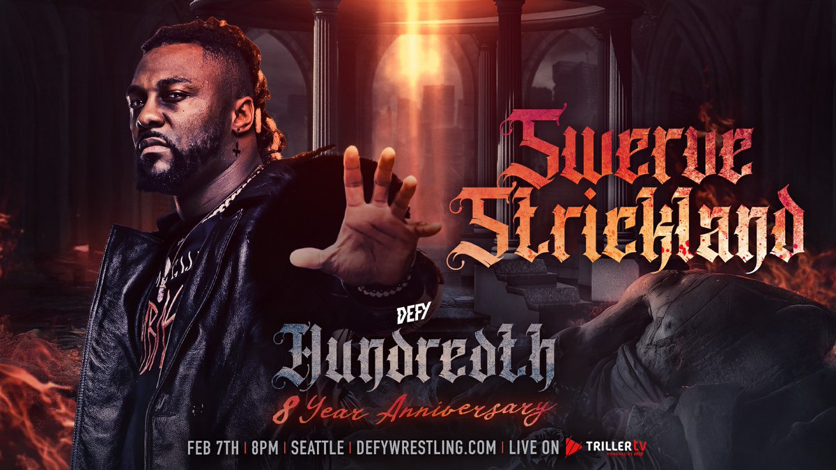 Swerve Strickland returning to Defy Wrestling for anniversary show