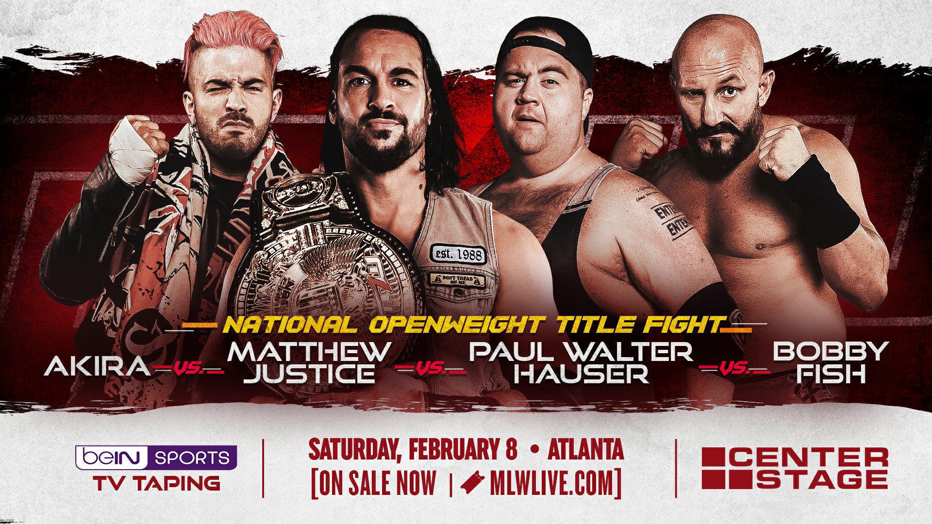 Paul Walter Hauser set for National Openweight title match at MLW TV taping