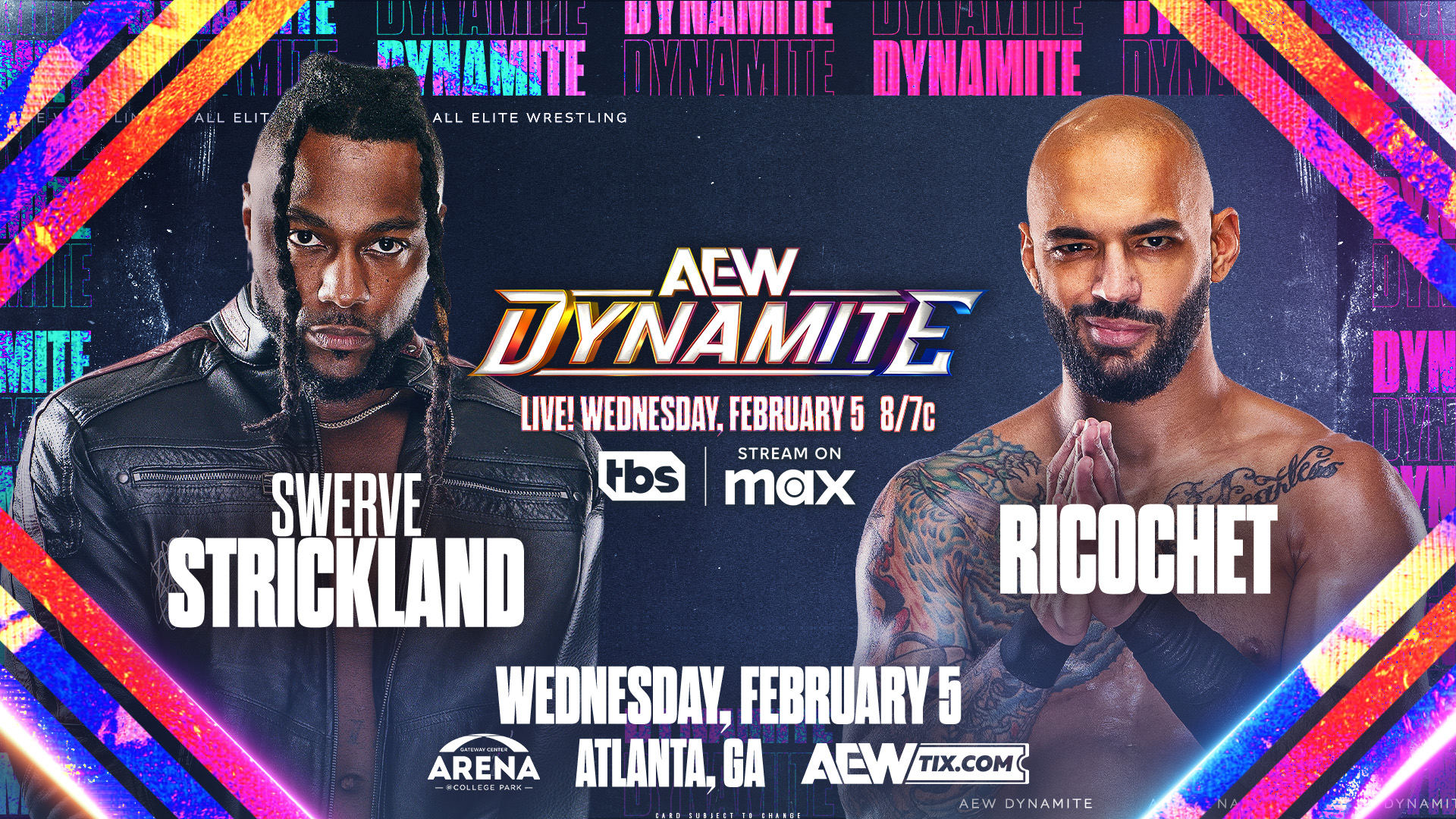 AEW Dynamite live results: Swerve Strickland vs. Ricochet