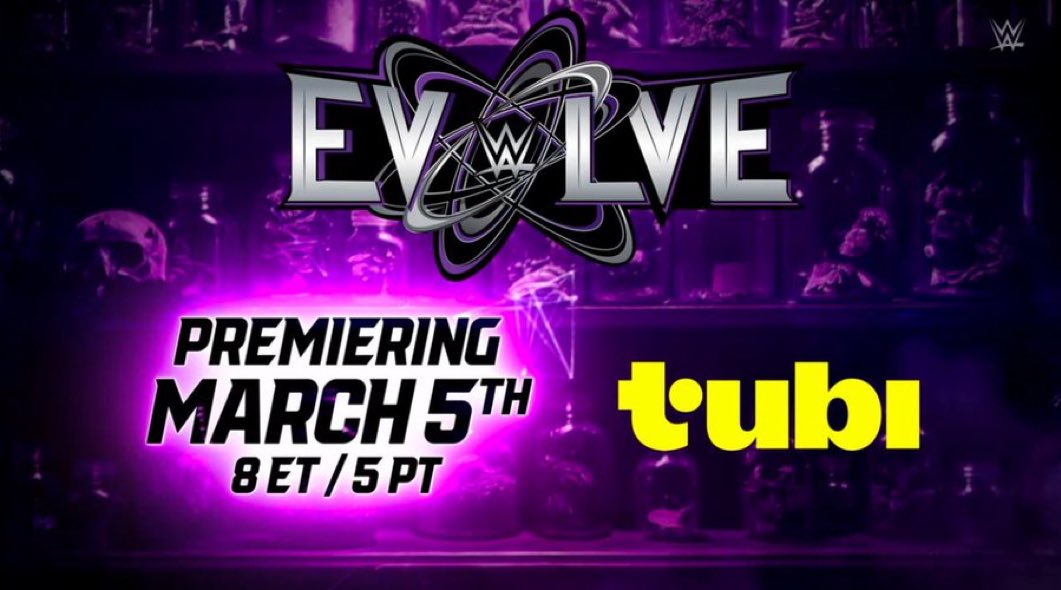 WWE Evolve show announced, set to premiere next month on Tubi