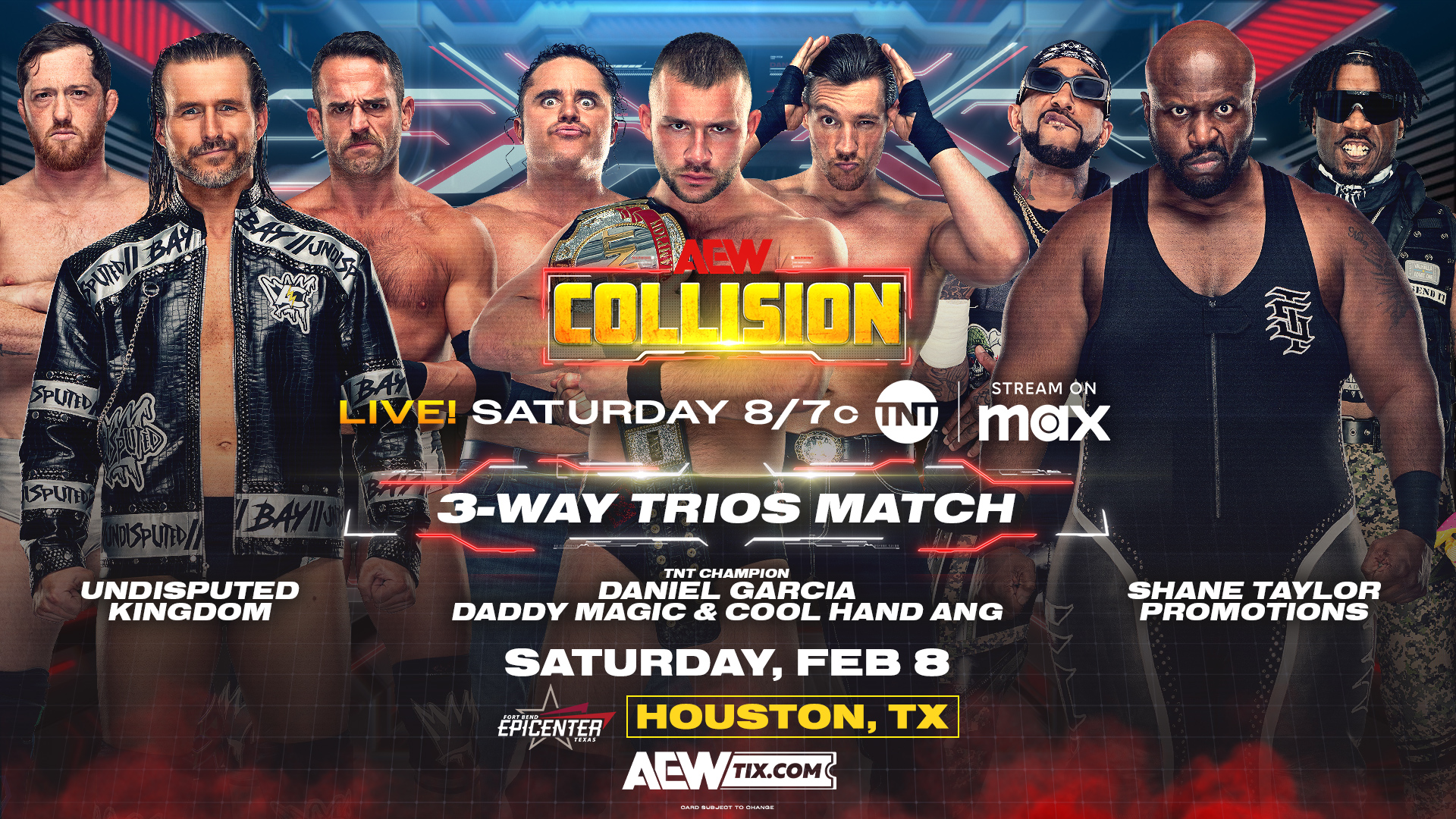AEW Collision live results: Three-way trios match, Bandido returns