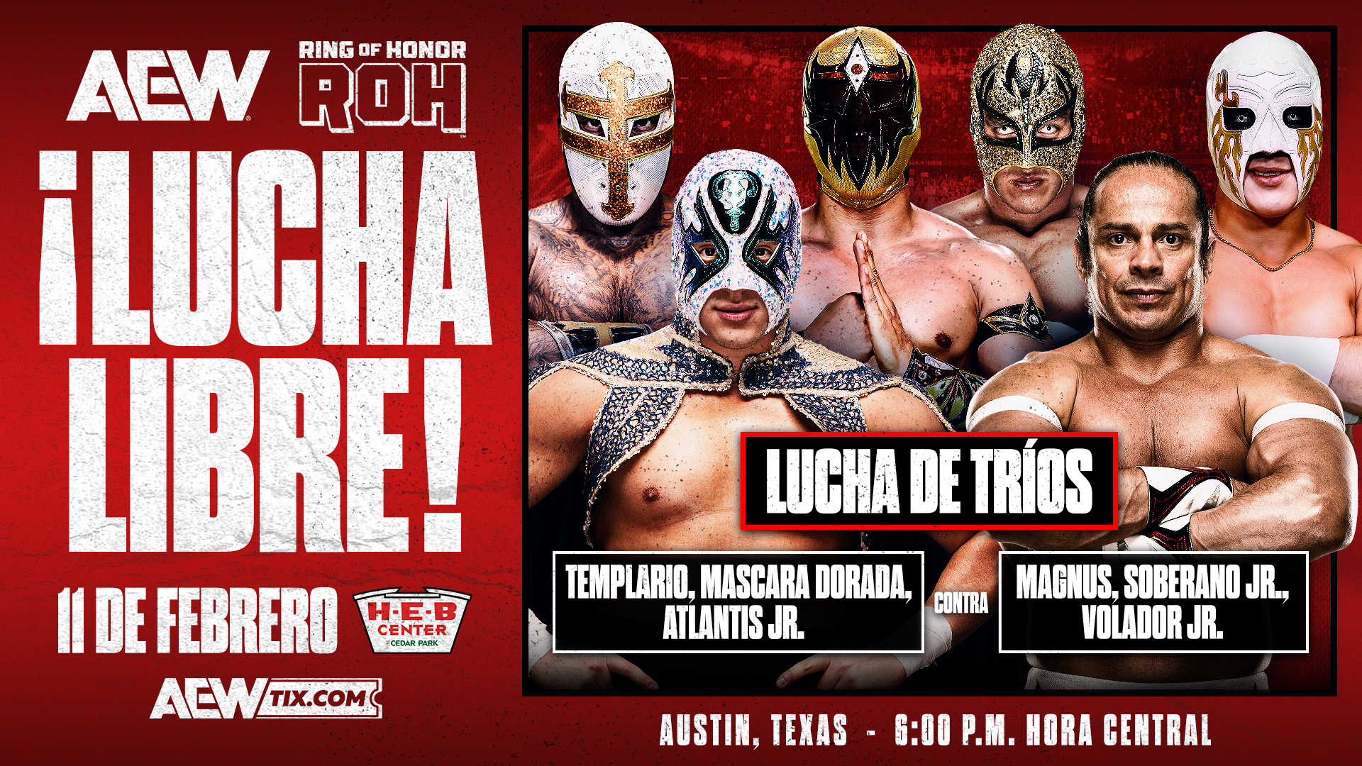 CMLL trios showcase announced for AEW Dynamite & ROH taping