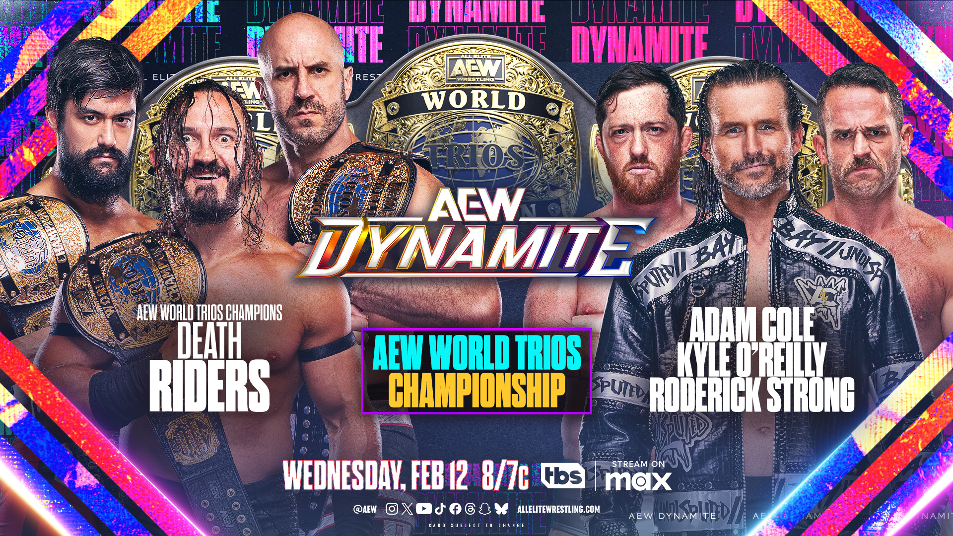 Death Riders vs. Undisputed Kingdom Trios title match added to AEW Dynamite