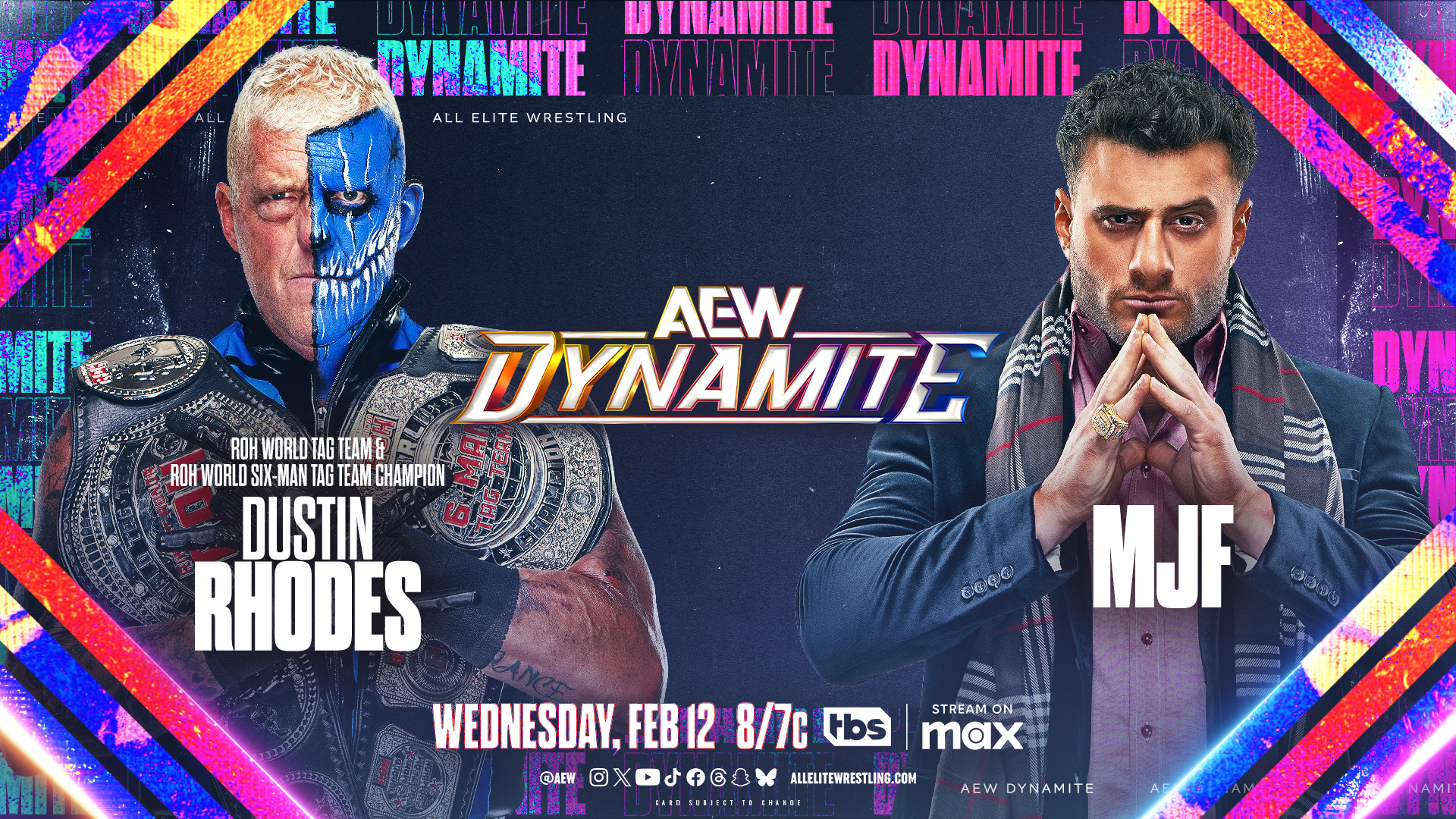 AEW Dynamite live results: MJF vs. Dustin Rhodes, two title matches