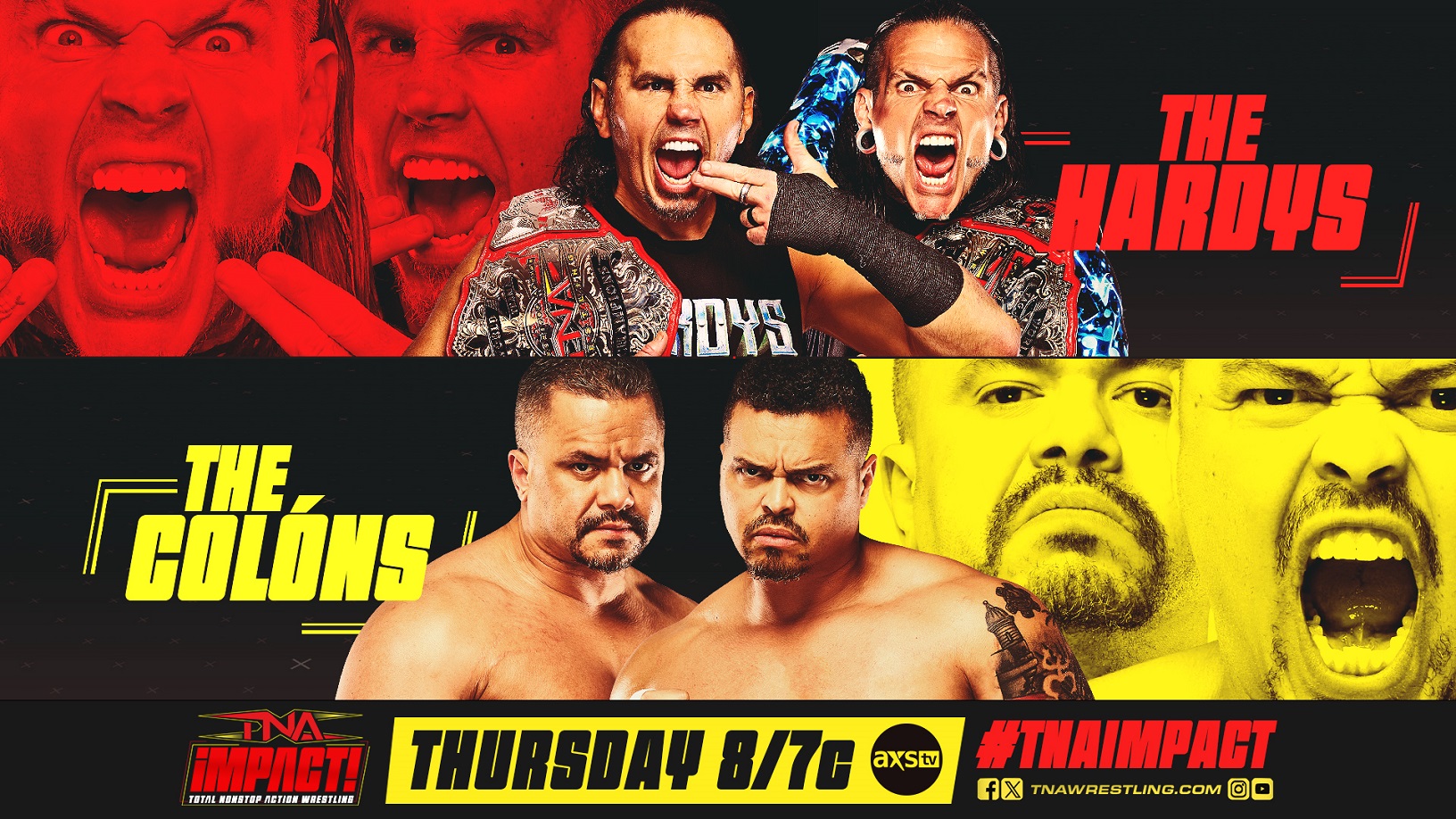 The Hardys vs. The Colons set for next TNA Impact