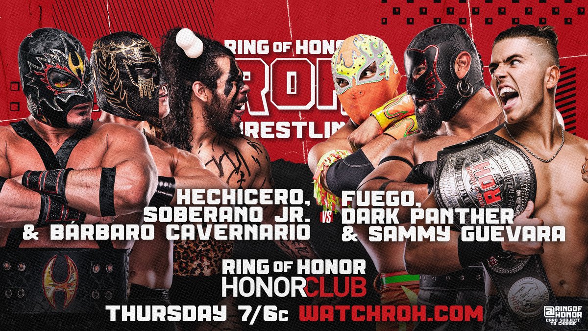 Ring of Honor TV live results: CMLL trios showcase
