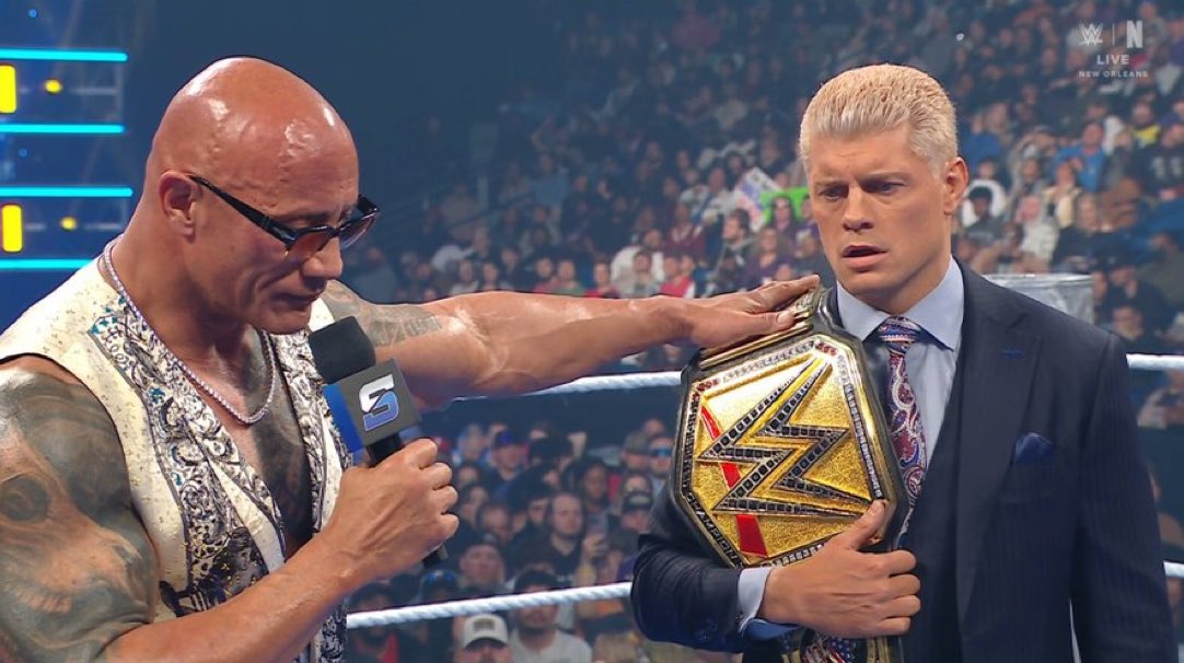 The Rock says he wants Cody Rhodes to be his ‘champion,’ will be at WWE Elimination Chamber for answer