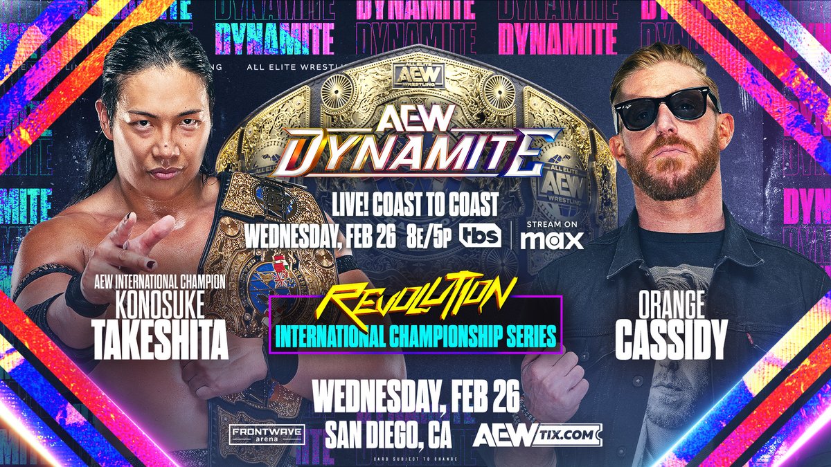 AEW Dynamite live results: Konosuke Takeshita vs. Orange Cassidy title match