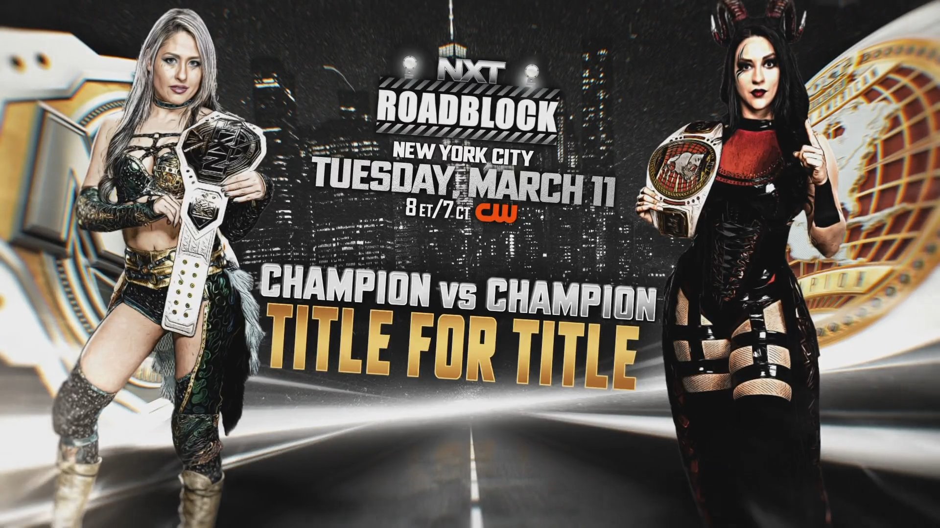 Giulia vs. Stephanie Vaquer title for title, Hardyz vs. Fraxiom set for WWE NXT Roadblock