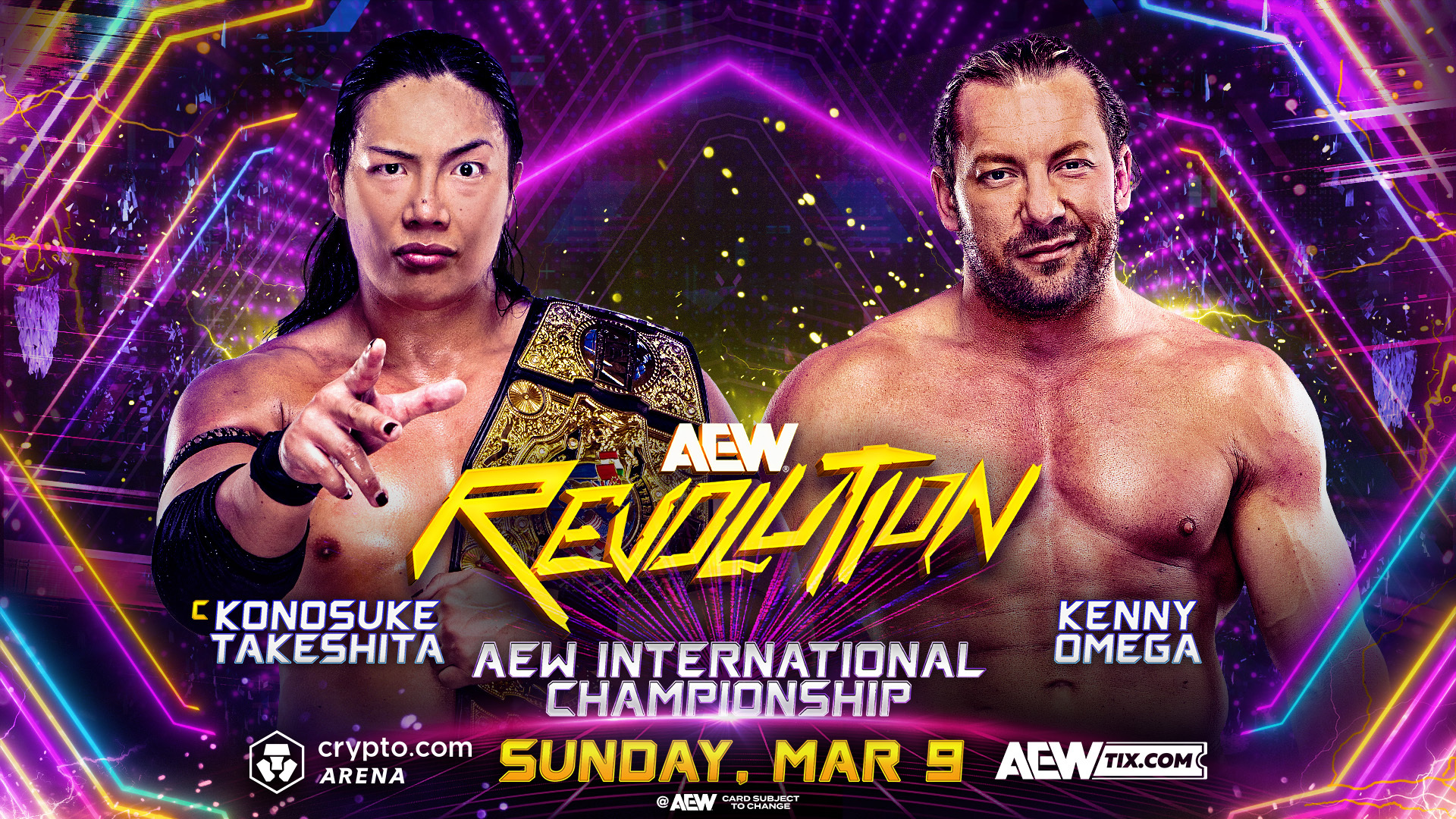International title match official for AEW Revolution