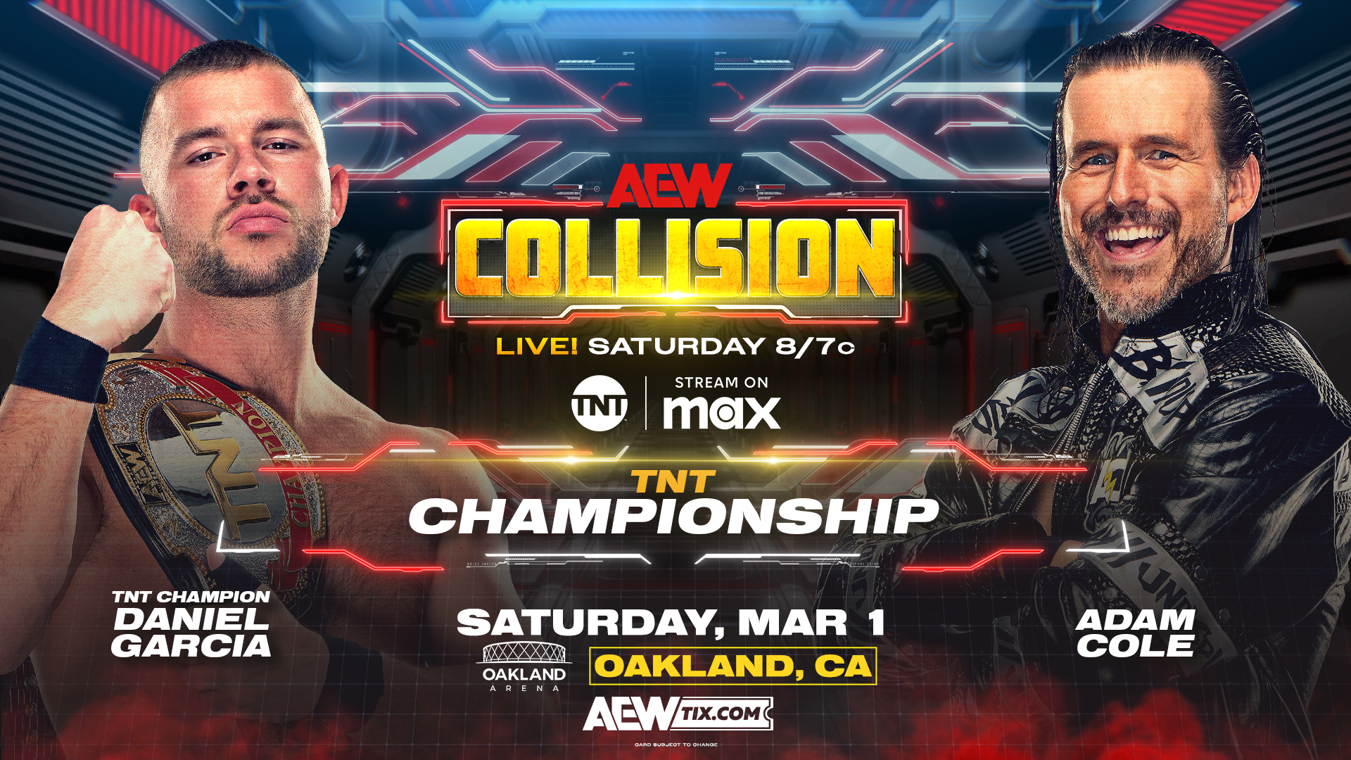 AEW Collision live results: Daniel Garcia vs. Adam Cole, Kenny Omega appearance
