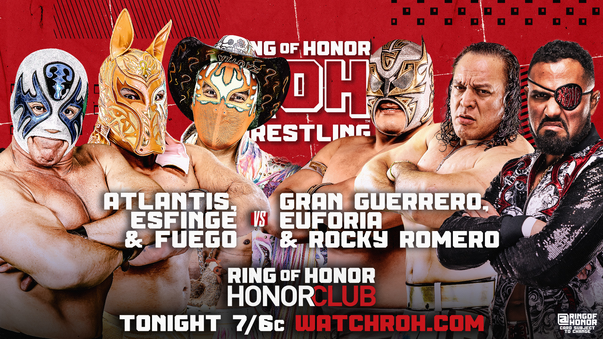 Ring of Honor TV live results: CMLL stars in action
