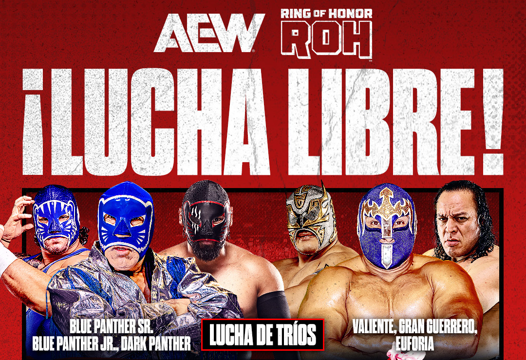 Blue Panther Sr., other CMLL wrestlers to debut at AEW Dynamite & ROH taping