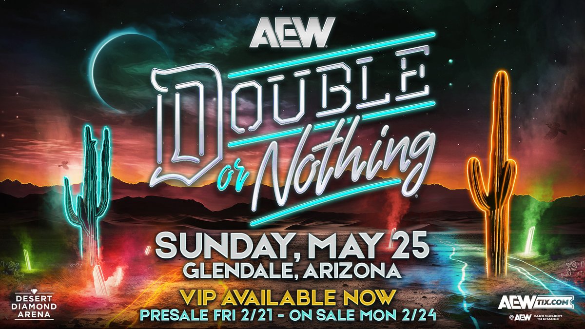 AEW bringing Double or Nothing to new location this May