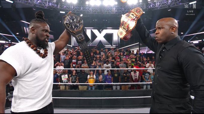 Moose appears on WWE NXT, goes face-to-face with Oba Femi