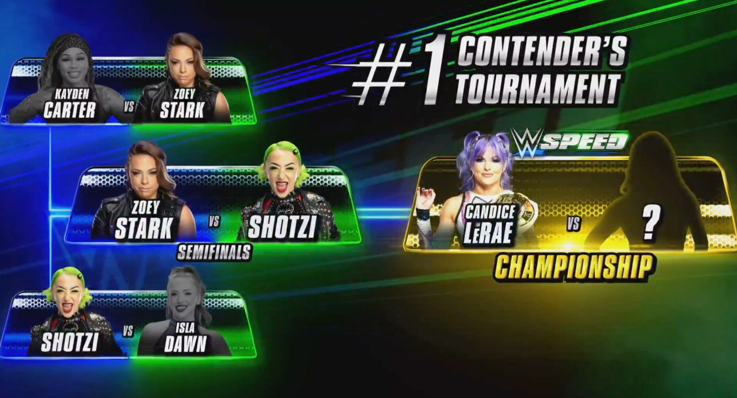 Shotzi advances in WWE Speed tournament