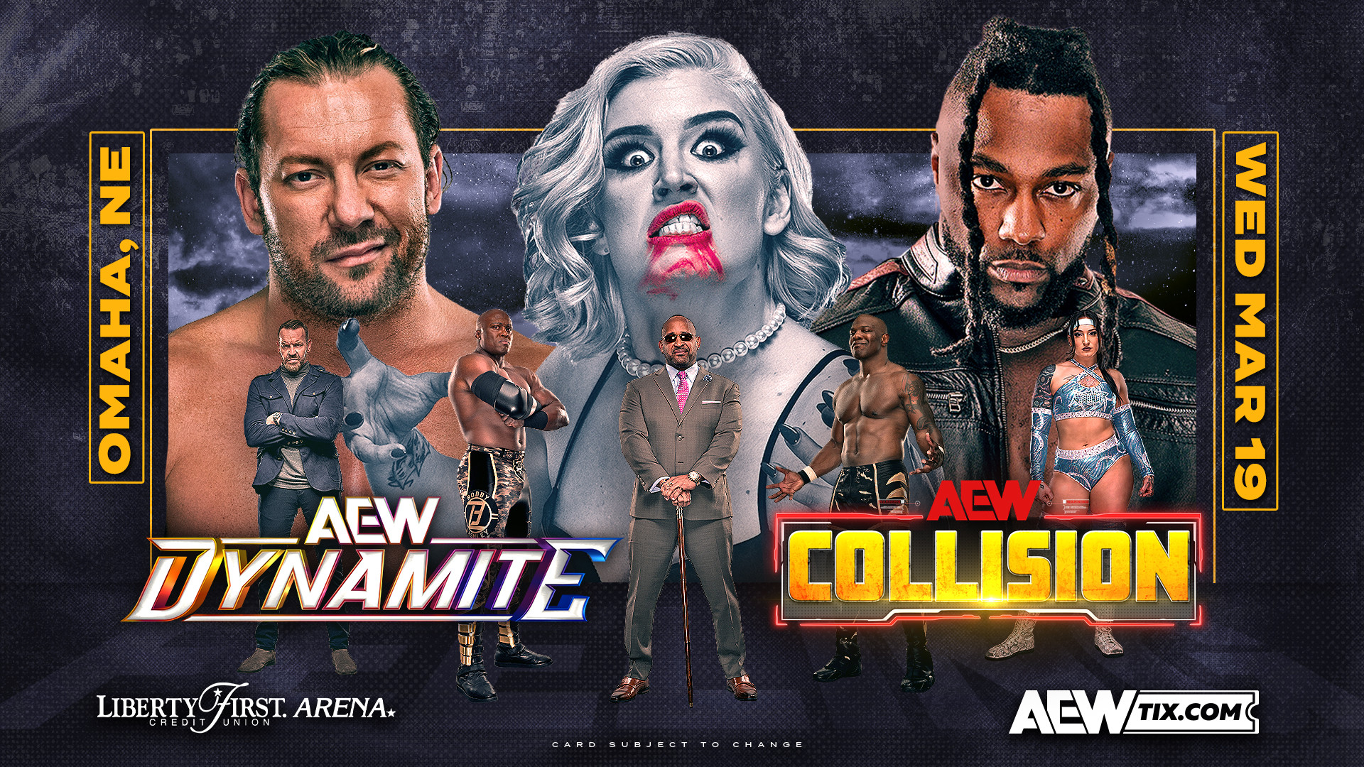 AEW Collision Slam Dunk and ROH TV spoilers from Omaha, Nebraska