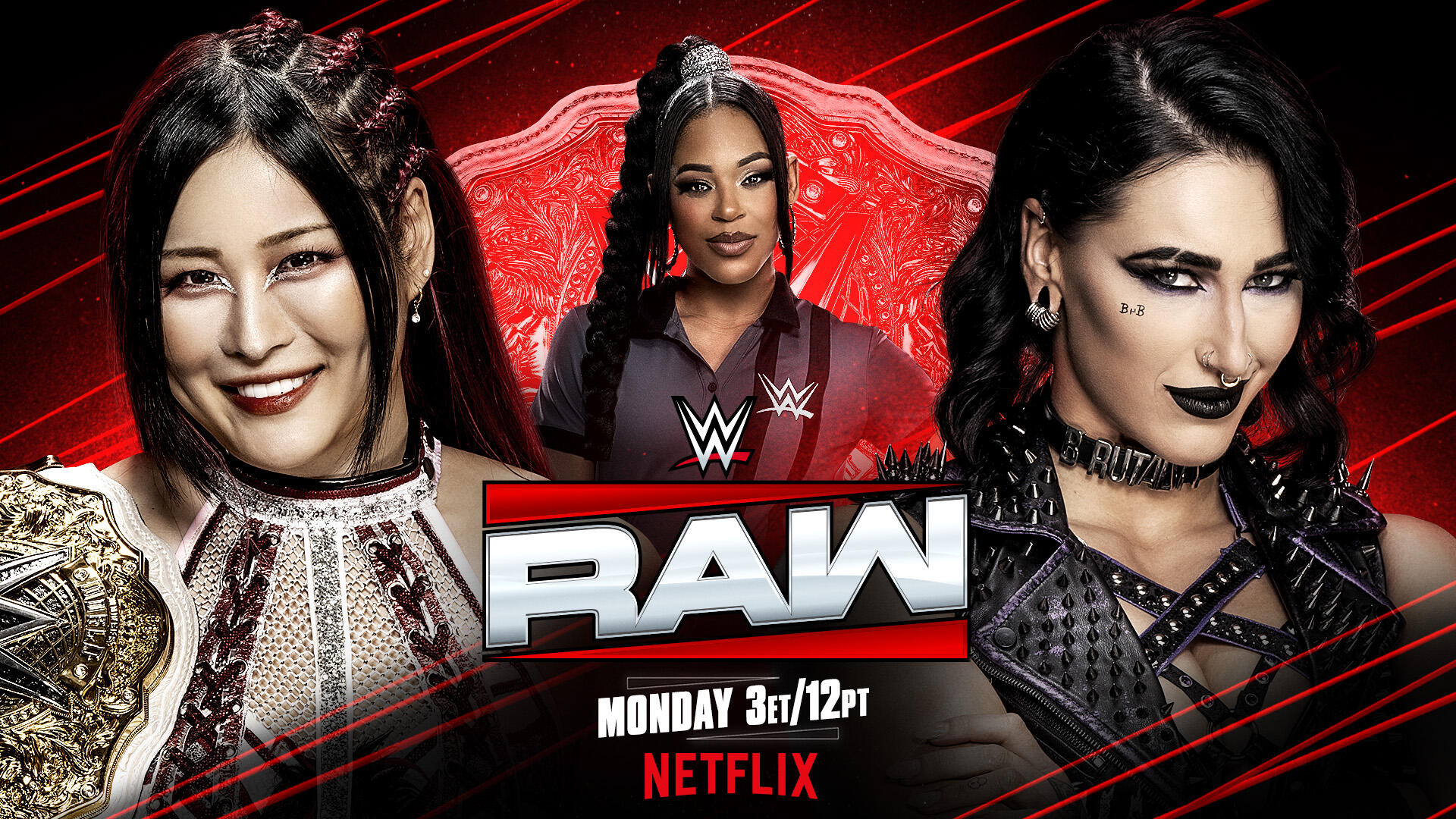 WWE Raw live results: IYO SKY vs. Rhea Ripley Women’s title match