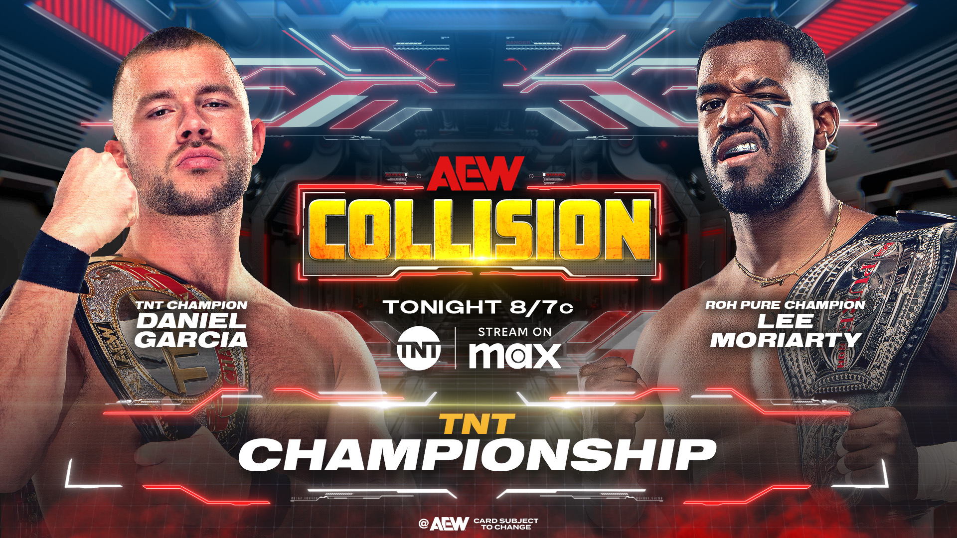 AEW Collision live results: Daniel Garcia vs. Lee Moriarty TNT title match