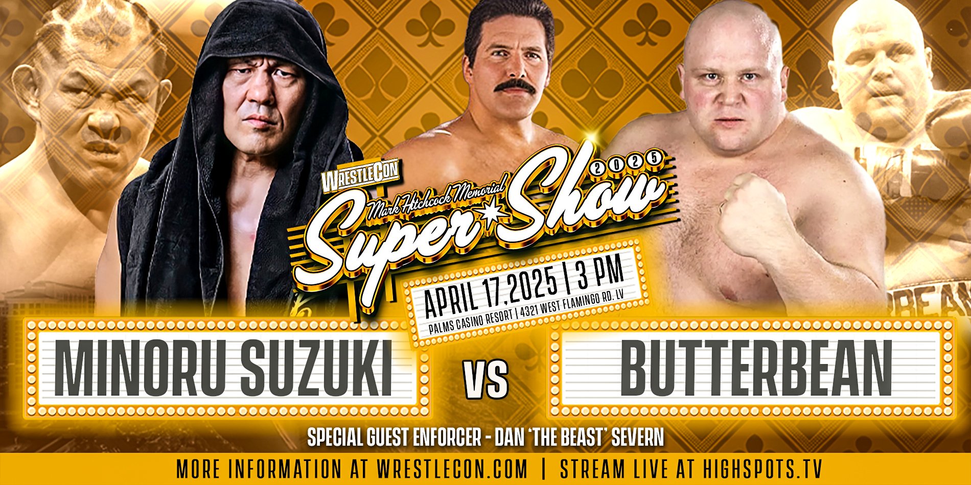 Butterbean vs. Minoru Suzuki announced for WrestleCon Supershow