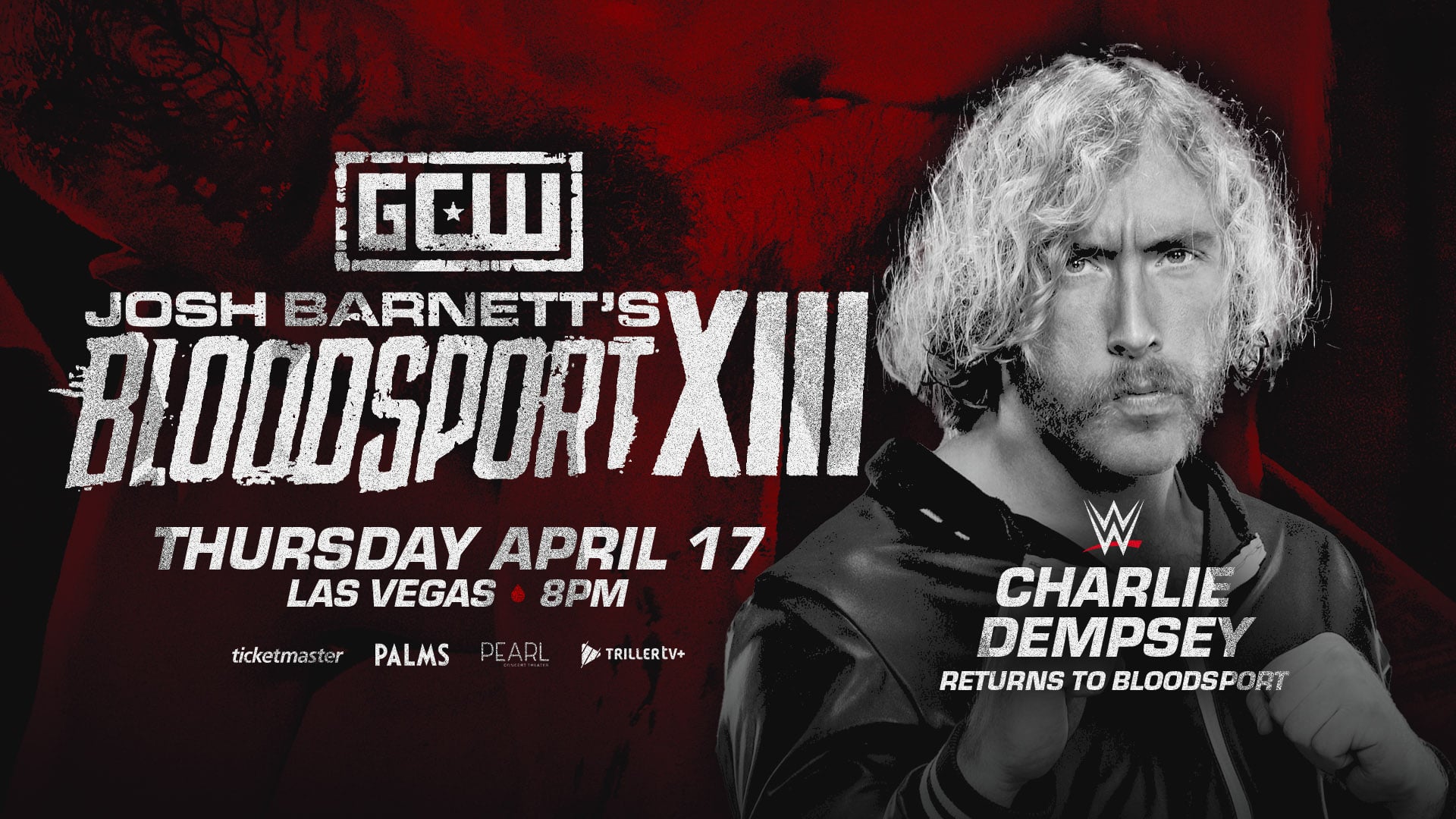 WWE NXT wrestler Charlie Dempsey announced for Josh Barnett’s Bloodsport XIII