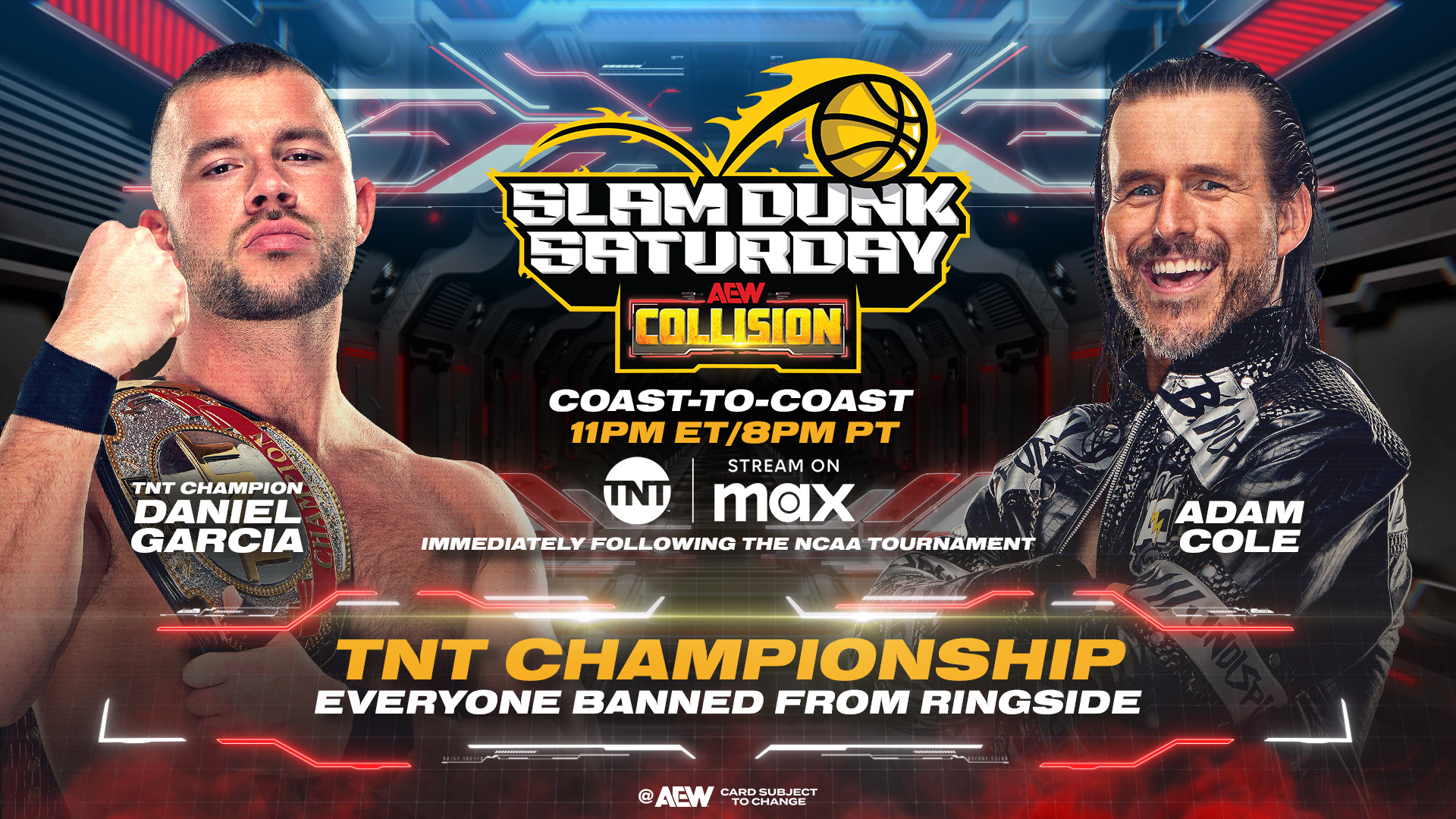 TNT Championship rematch announced for AEW Collision Slam Dunk