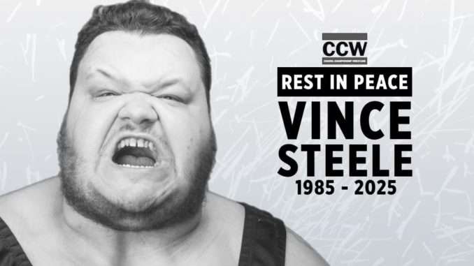 Independent wrestler Vince Steele passes away at 39 years old