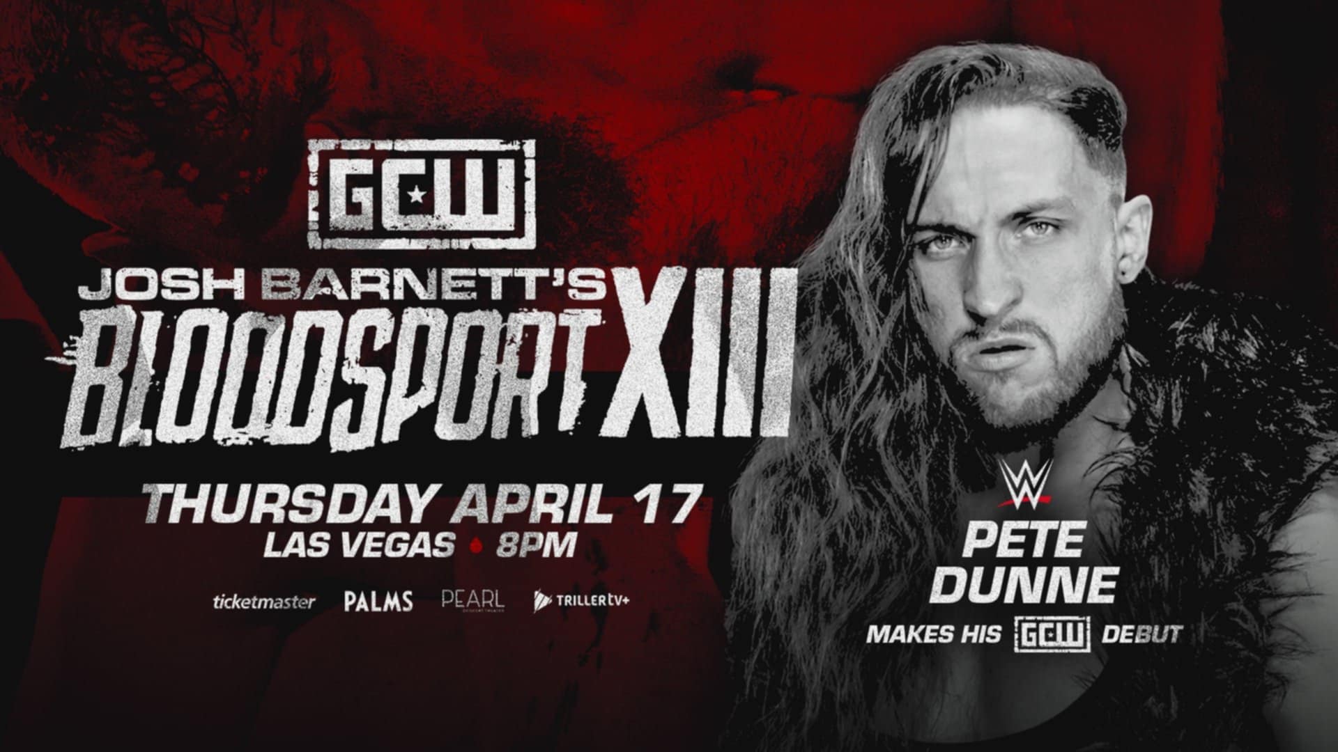 Pete Dunne announced for GCW Josh Barnett’s Bloodsport XIII