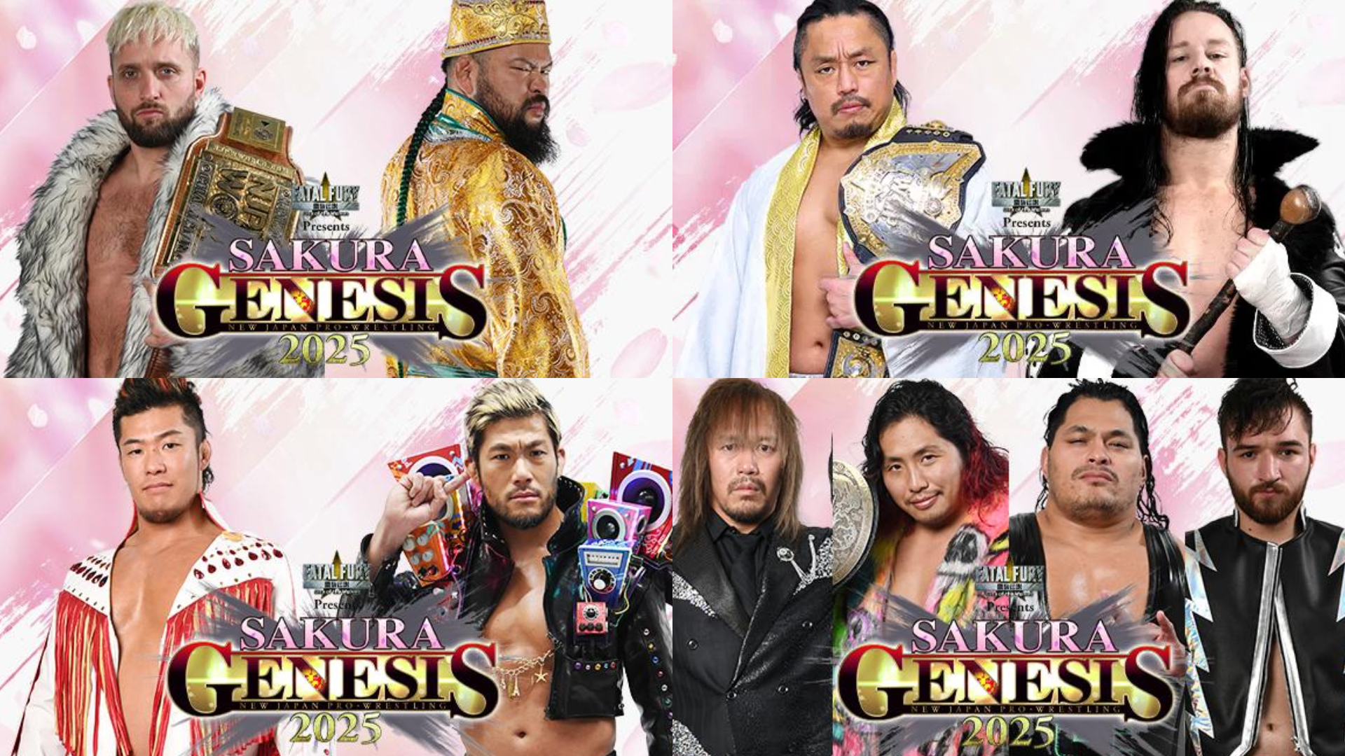 NJPW Sakura Genesis 2025 Card: Hirooki Goto vs David Finlay and more