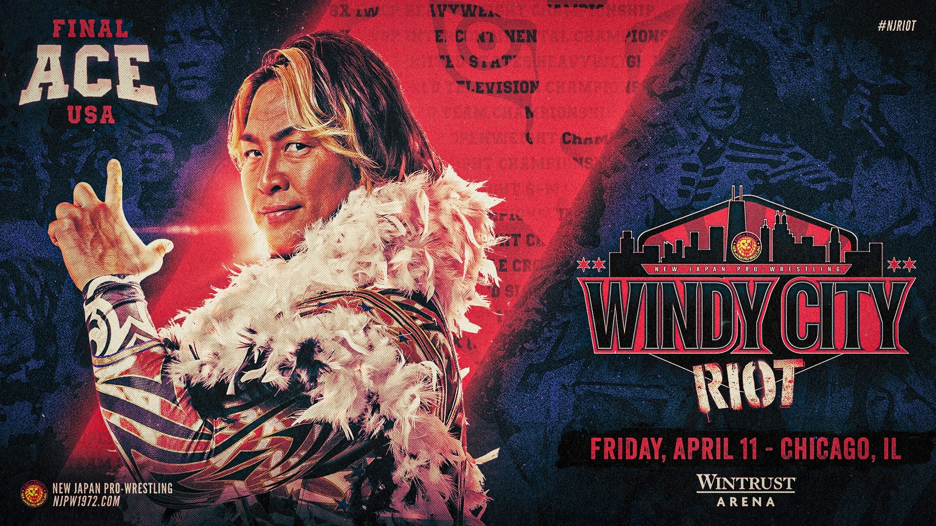 NJPW Windy City Riot 2025 Global Start Times: EST, PST, GMT and more