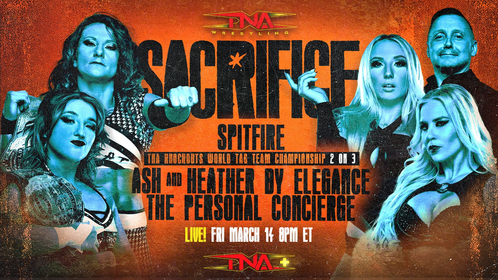 New matches added to TNA Sacrifice, card finalized