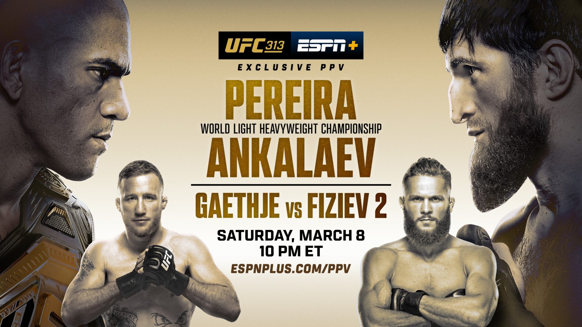 UFC 313 live results: Alex Pereira vs. Magomed Ankalaev, Justin Gaethje returns