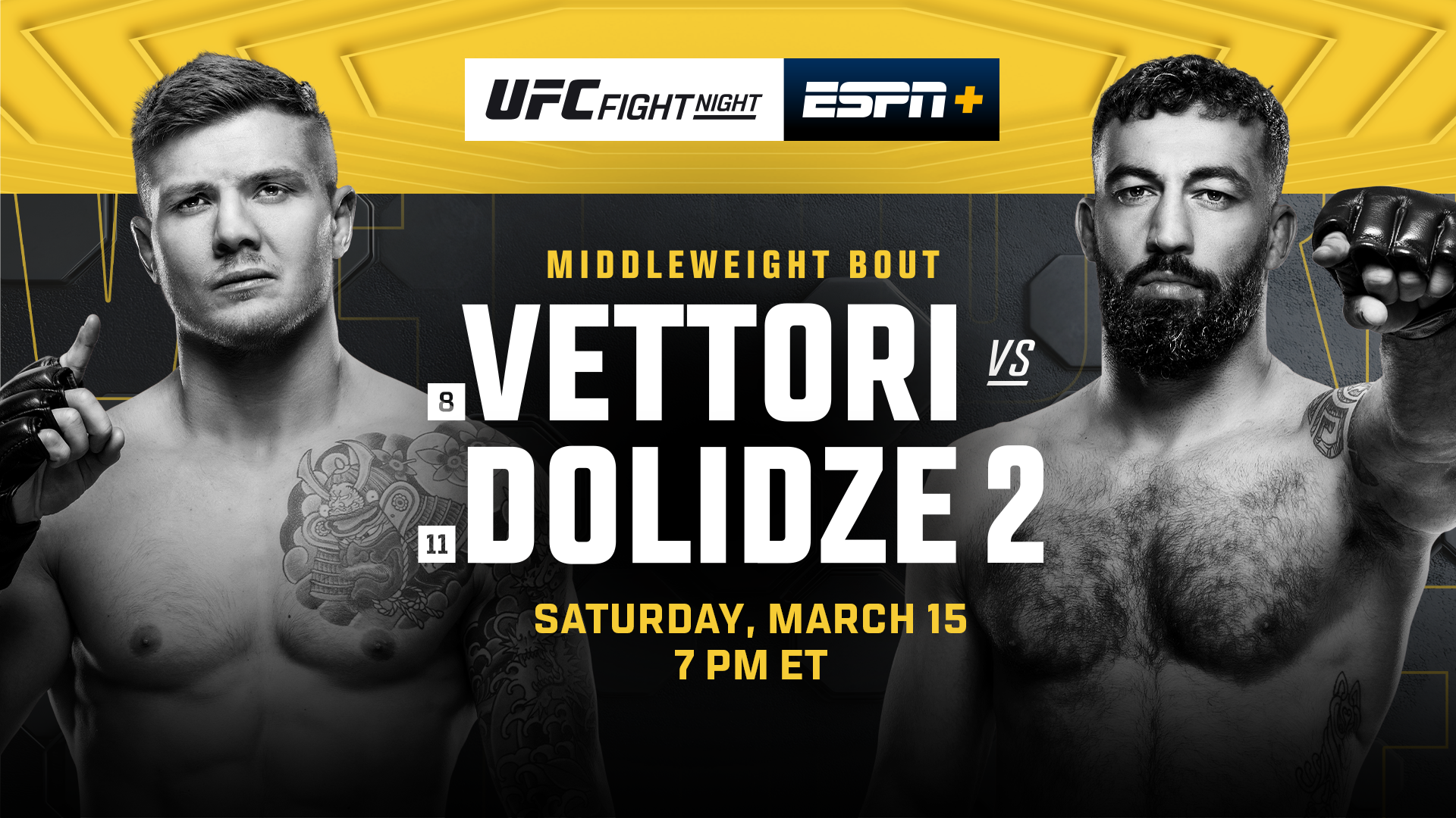 UFC on ESPN+ 112 live results: Marvin Vettori vs. Roman Dolidze 2