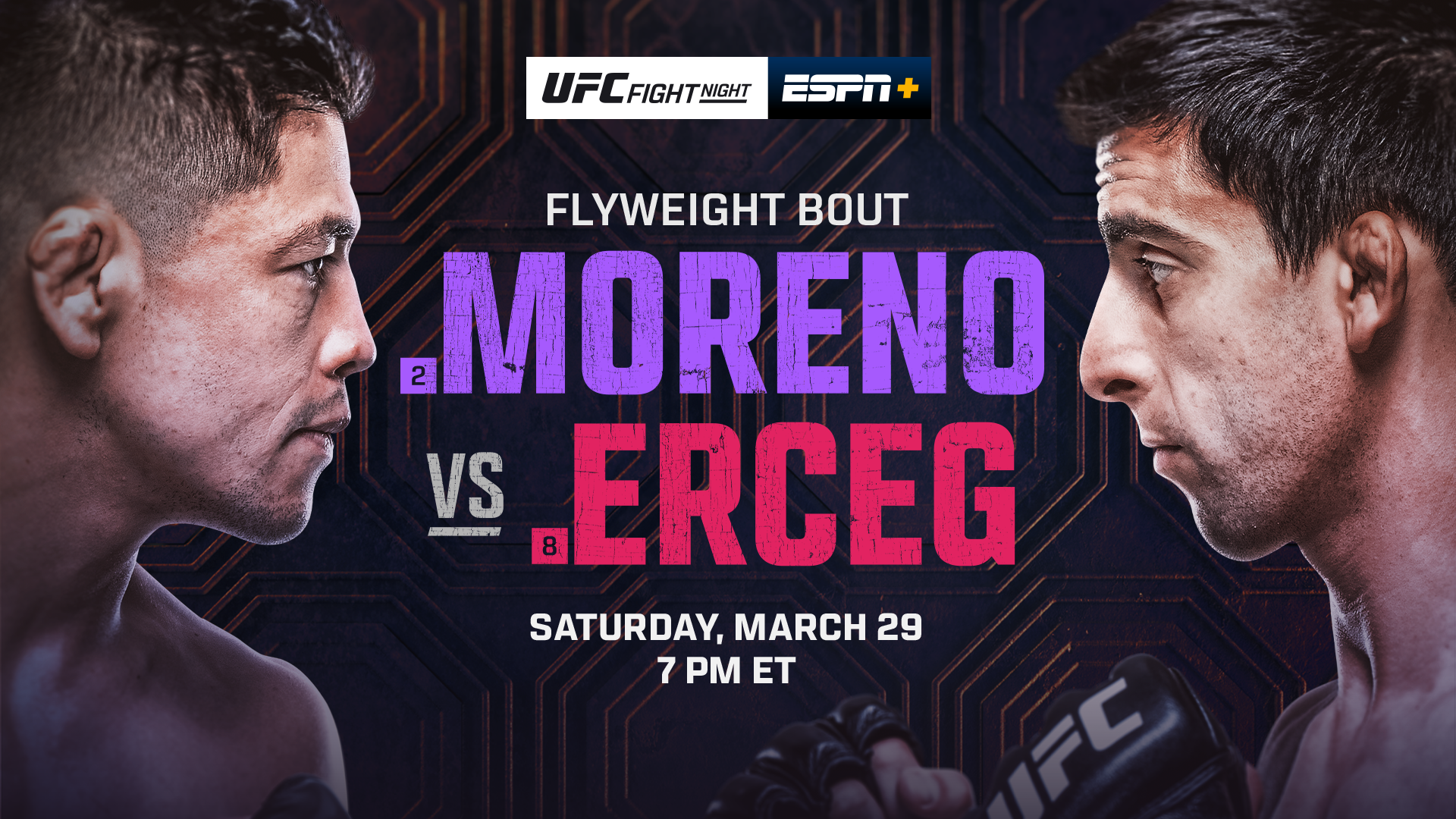 UFC on ESPN 64 live results: Brandon Moreno vs. Steve Erceg