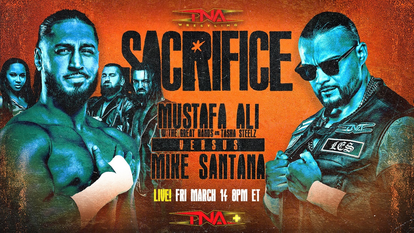 Mustafa Ali vs. Mike Santana added to TNA Sacrifice