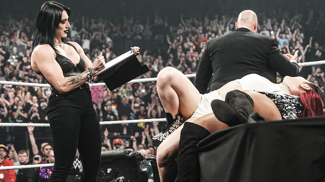 Rhea Ripley hijacks Women’s World title contract signing on WWE Raw