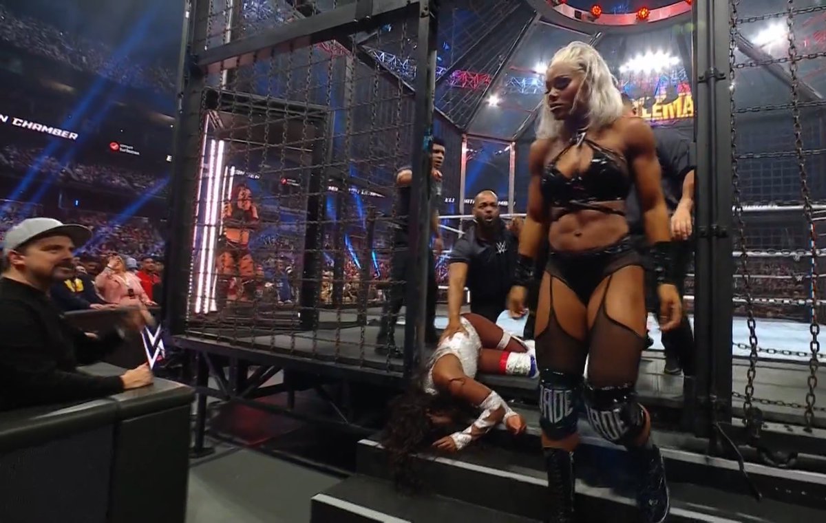 Jade Cargill returns at WWE Elimination Chamber, mystery attacker revealed