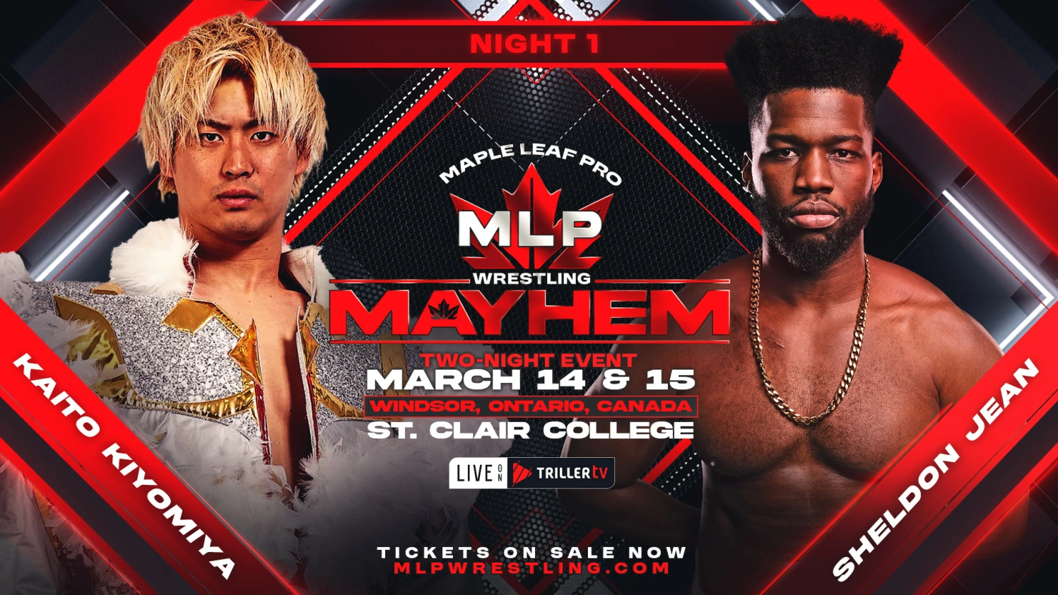 New matches added to Maple Leaf Pro Mayhem, updated lineup