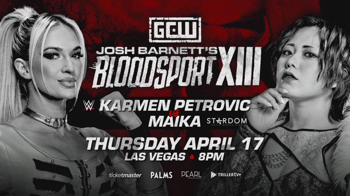 NXT vs. Stardom matchup set for Josh Barnett’s Bloodsport XIII