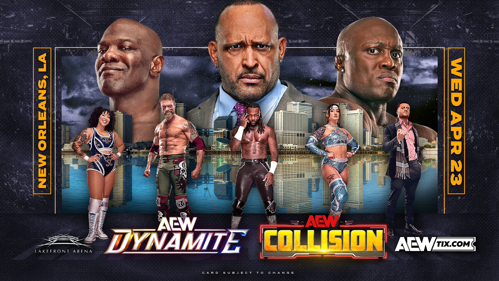 AEW Collision Playoff Palooza spoilers from New Orleans