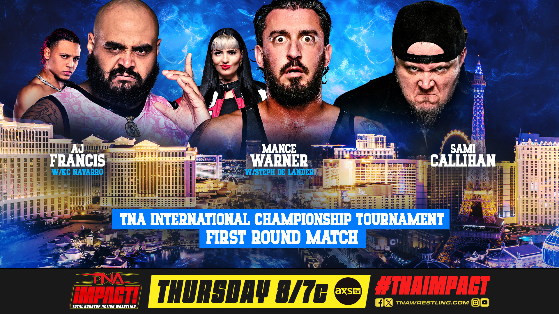 TNA Impact live results: International title tournament begins