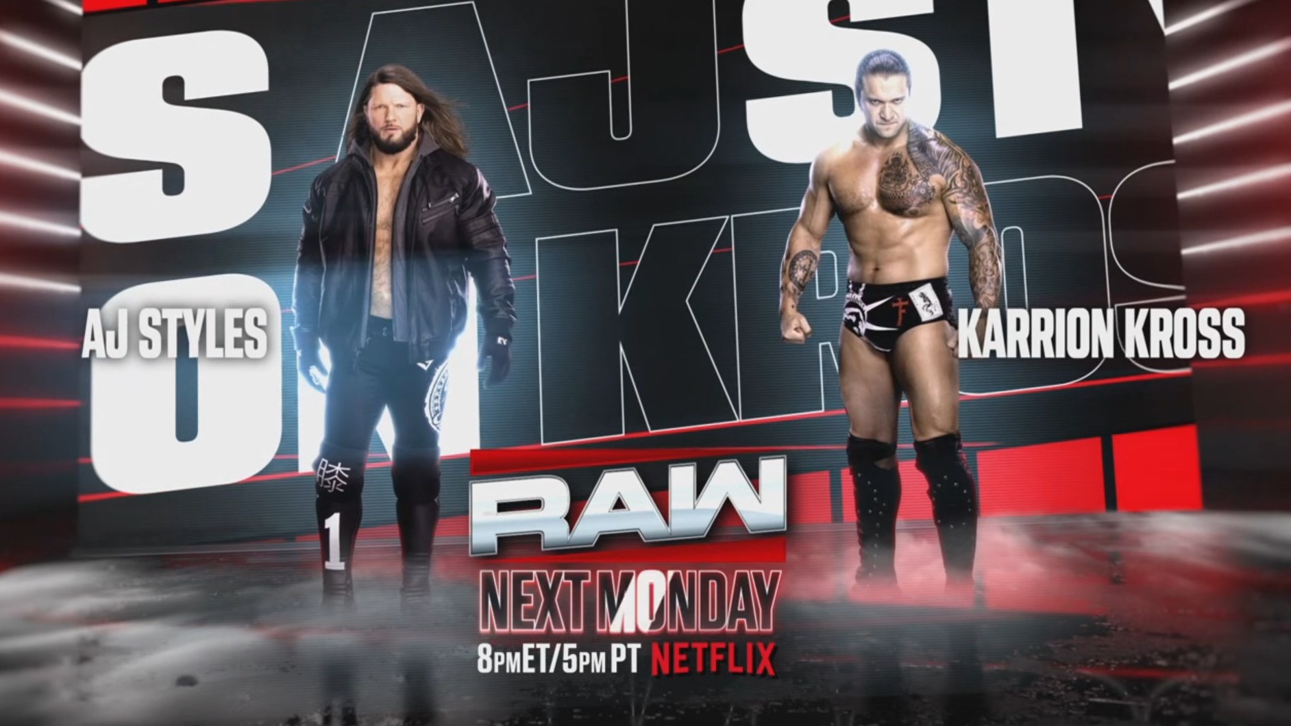 AJ Styles vs. Karrion Kross booked for next WWE Raw