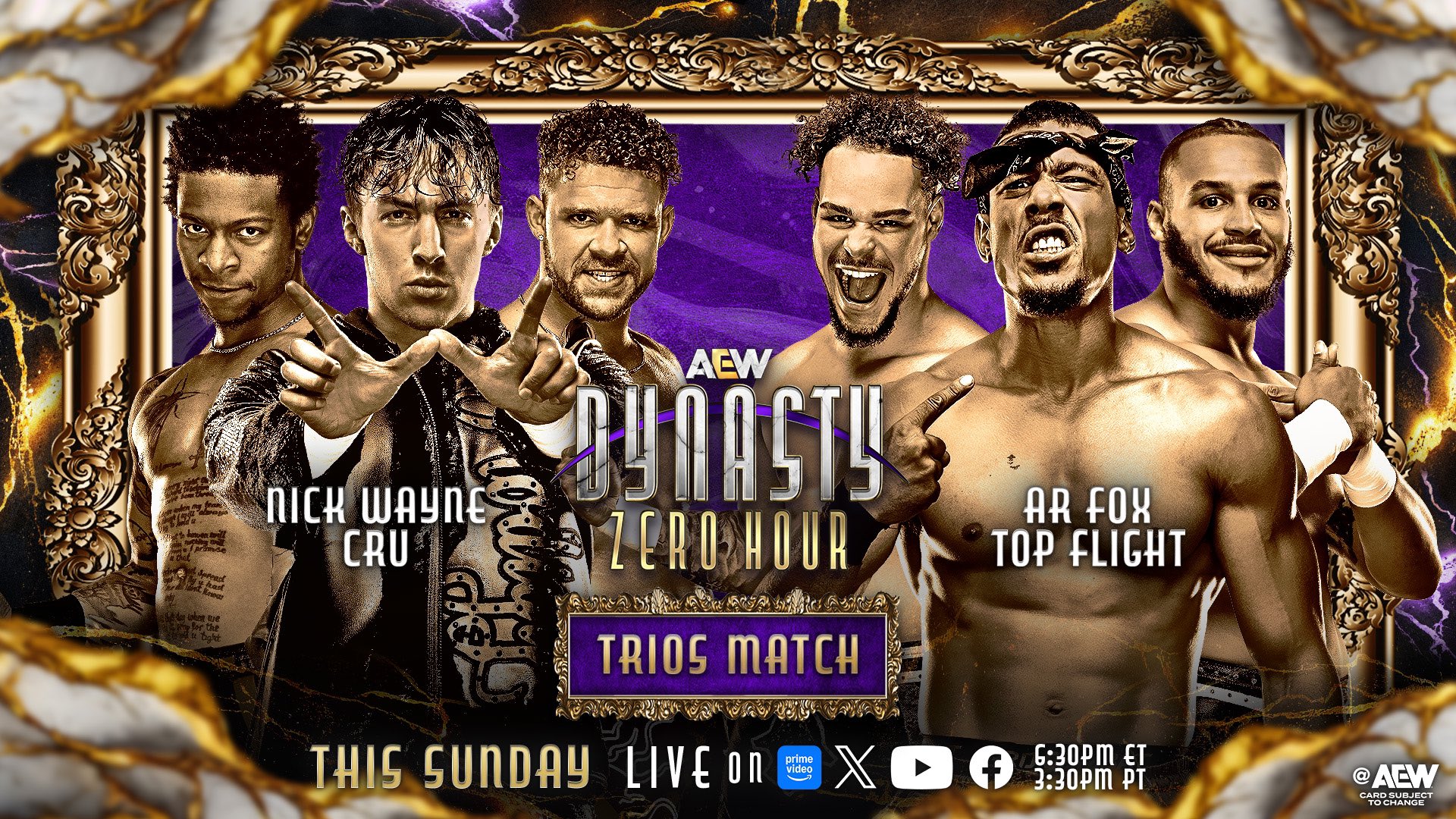 Max Caster open challenge, trios match added to AEW Dynasty Zero Hour