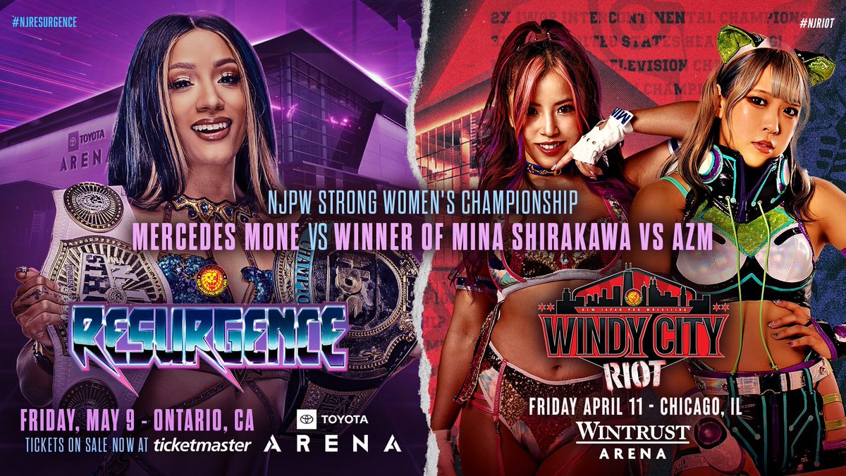 Mercedes Mone to defend Strong Women’s title at NJPW Resurgence