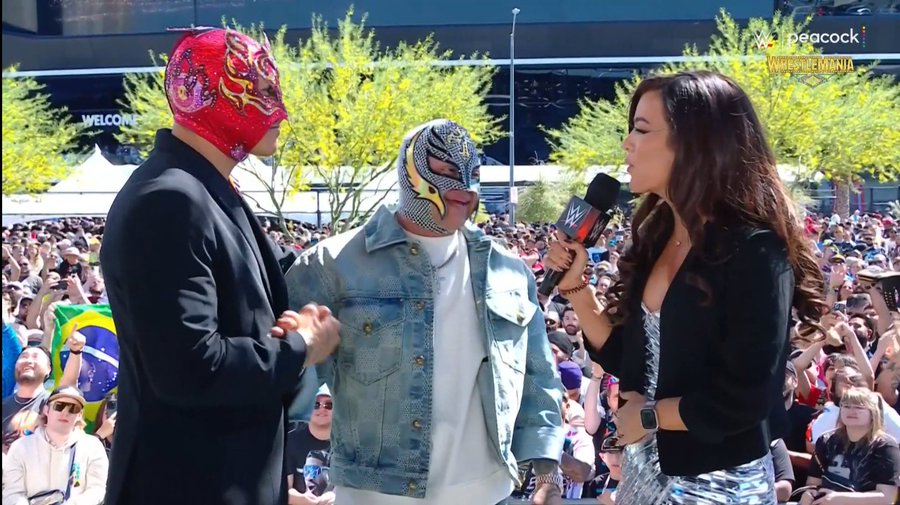 Rey Fenix replacing Rey Mysterio in WWE WrestleMania 41 match