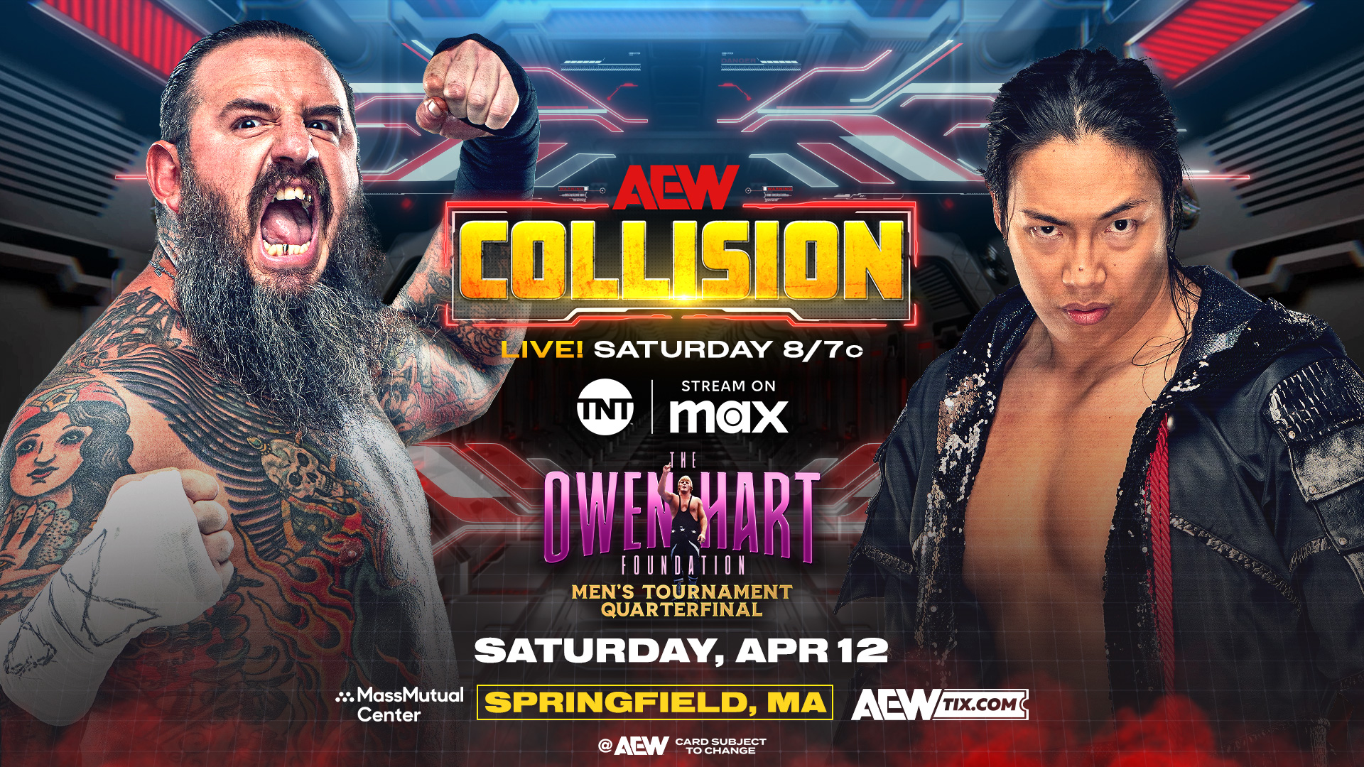 Three Owen Hart Foundation tournament matches set for AEW Collision